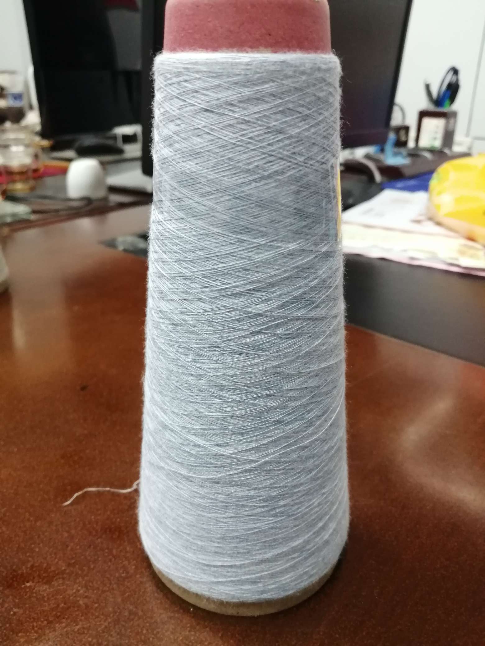 Cotton thread, cotton yarn, baby thread, pure cotton wool, all-cotton hand-woven, light blue