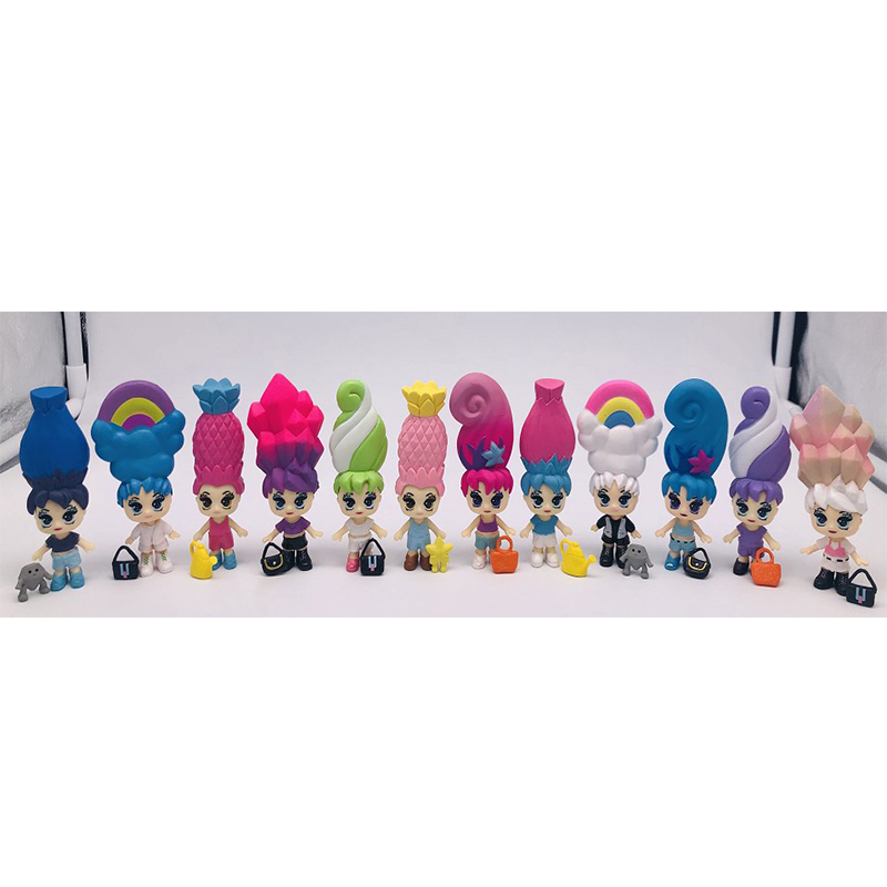 12款精灵儿童玩具批发扭蛋盲盒公仔玩偶娃娃模型玩具产品图