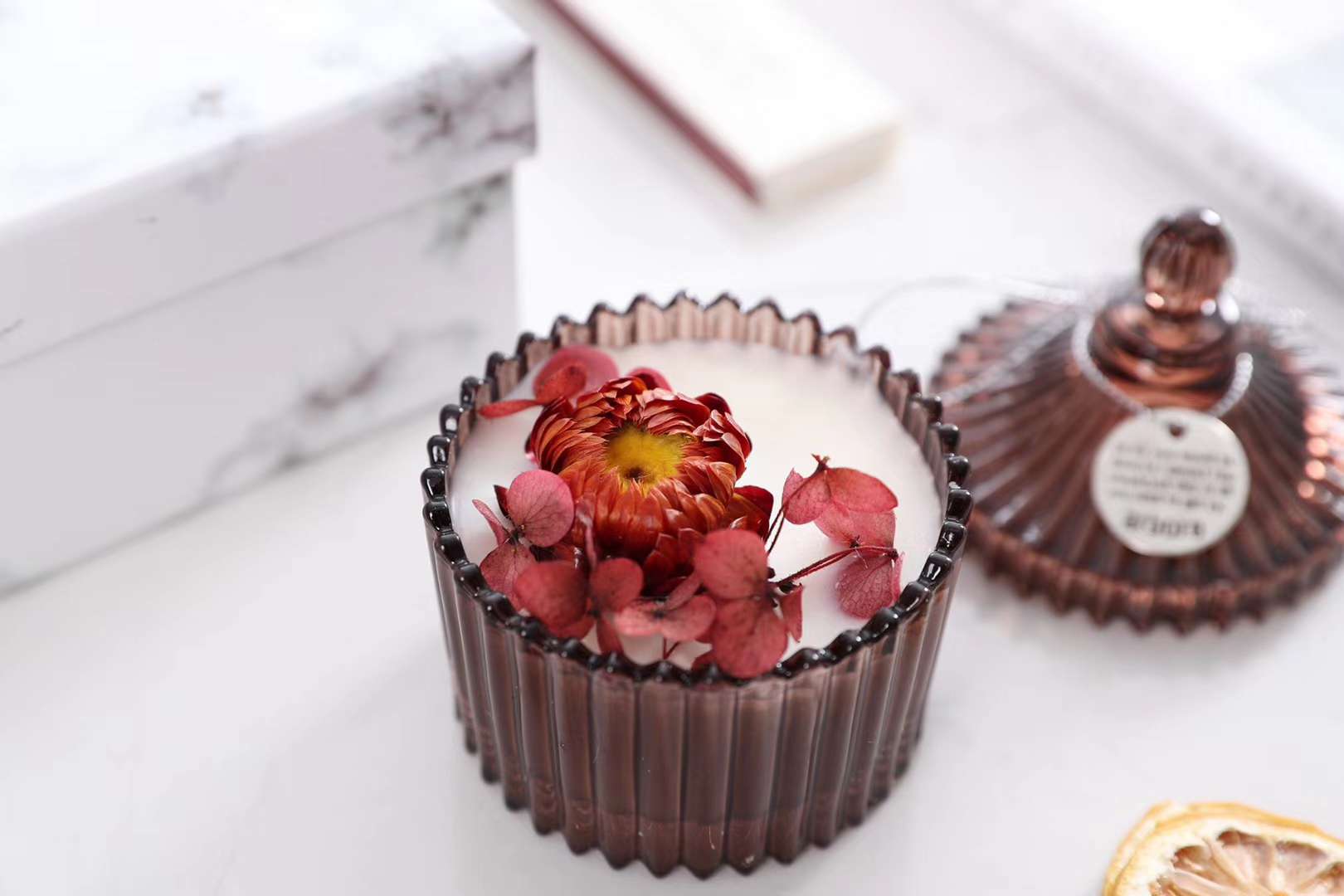 Pineapple Chrysanthemum Gift Box Specification drawing