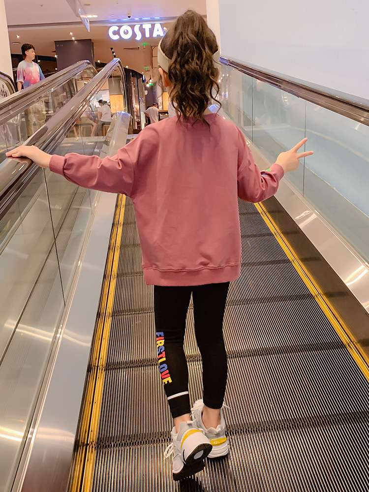 女童秋装套装2020新款洋气小女孩卫衣两件套春秋韩版儿童网红童装