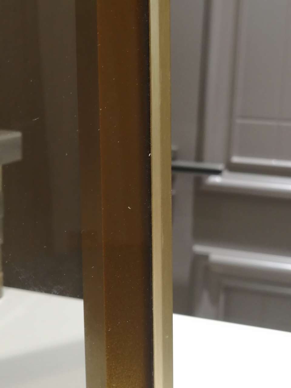 Gehui Boards carefully selected custom glass cabinet doors /㎡ gilded details Picture