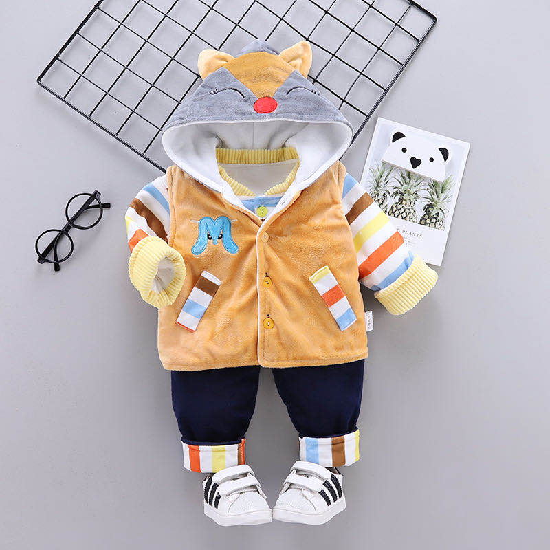 Yellow cotton suit thumbnail