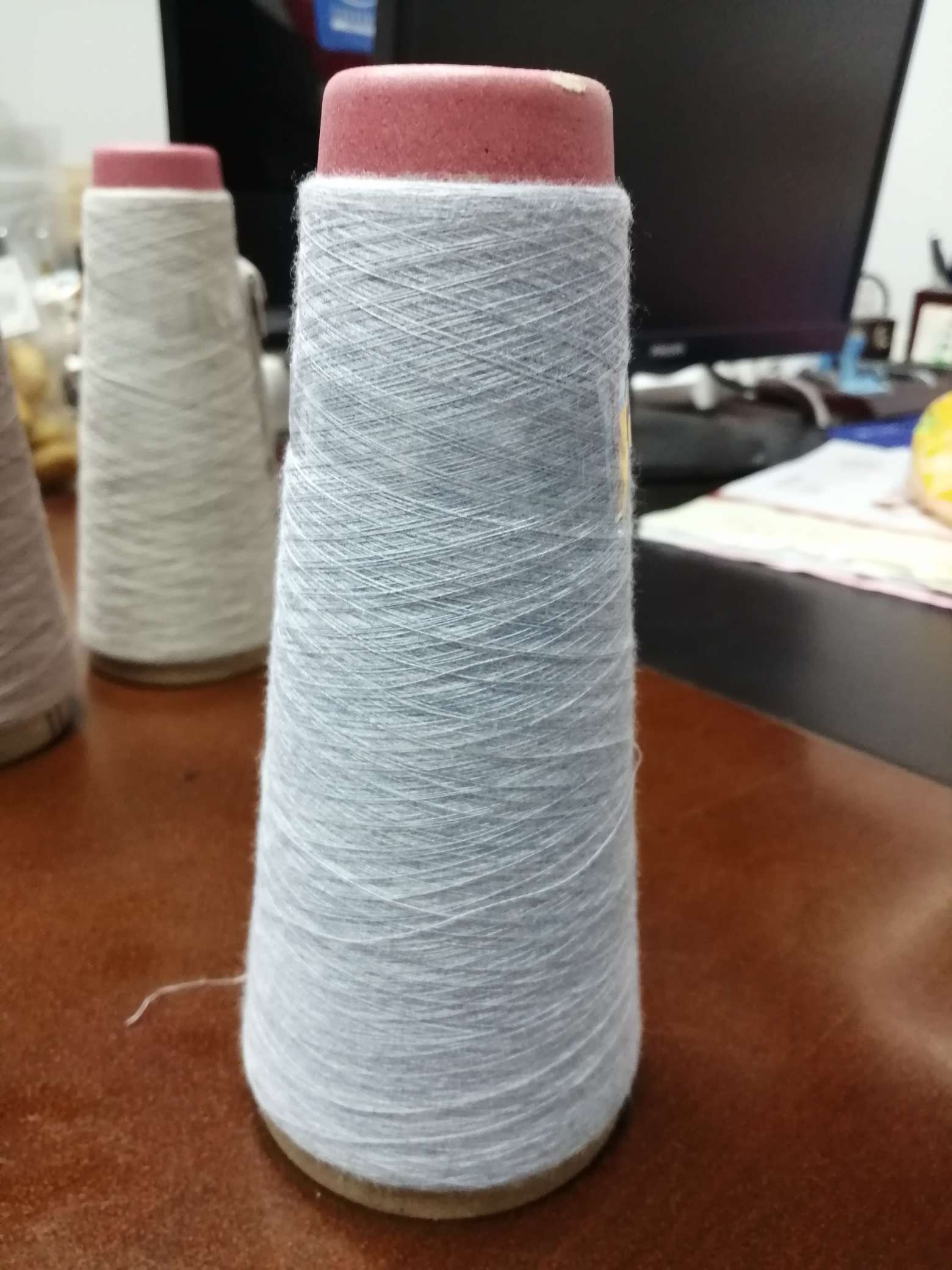 Cotton thread, cotton yarn, baby thread, pure cotton wool thread, all-cotton hand-woven light blue