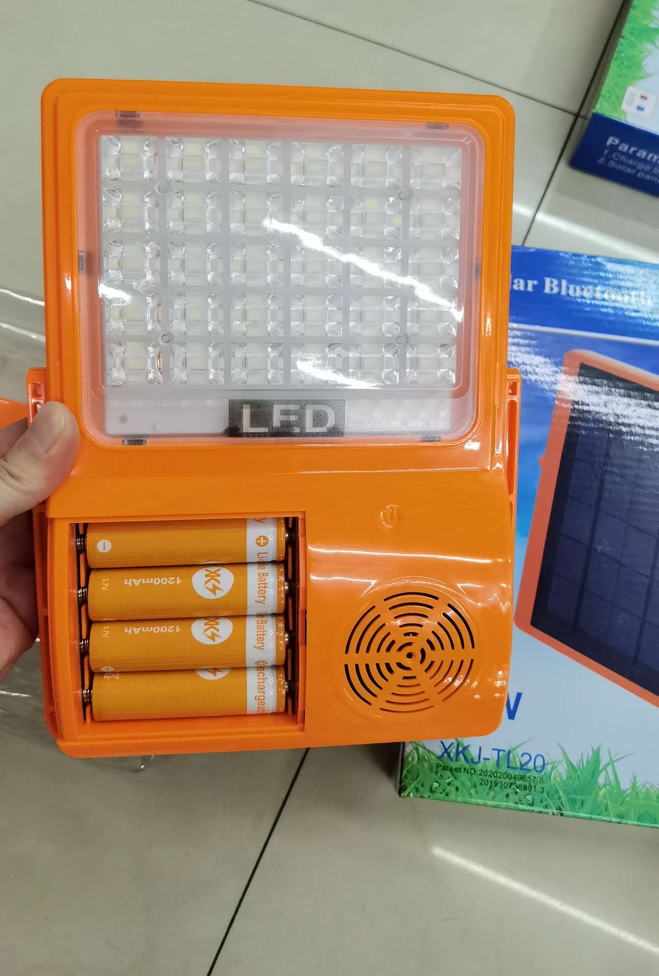 Music solar lamp details Picture