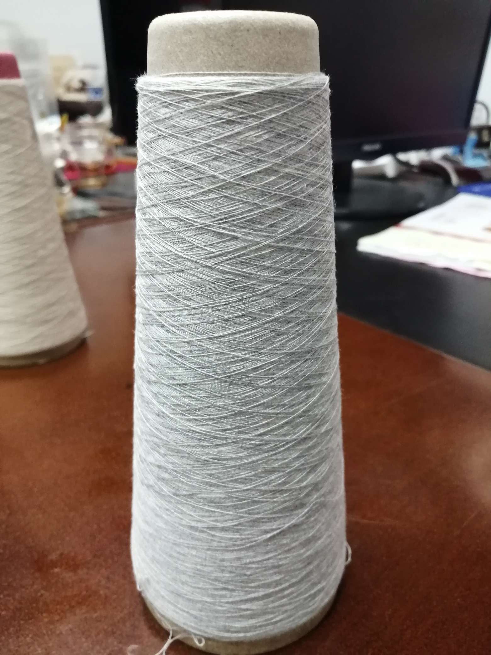 Cotton thread, cotton yarn, baby thread, pure cotton wool thread, all-cotton hand-woven grey