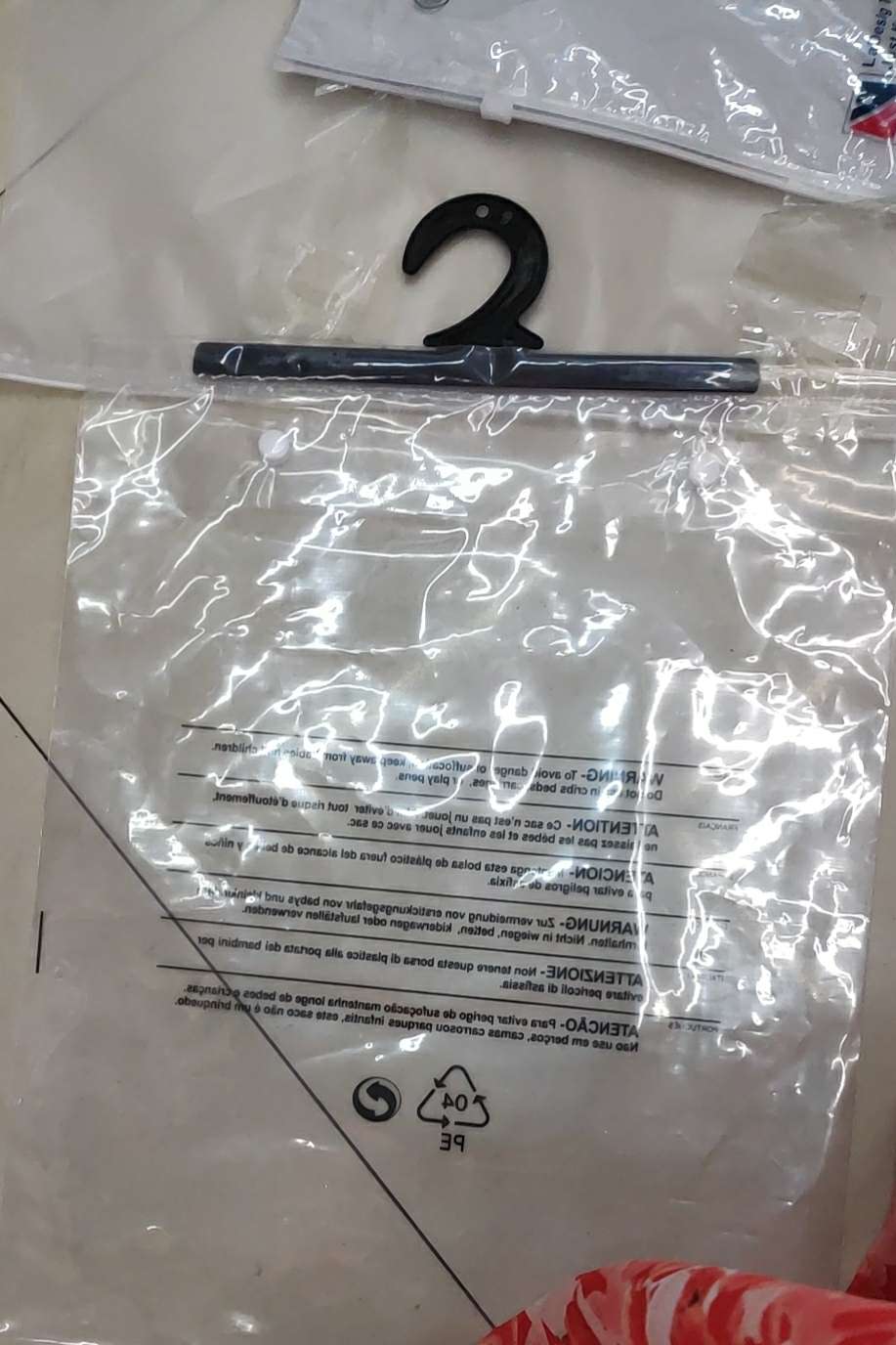 PVC hook bag