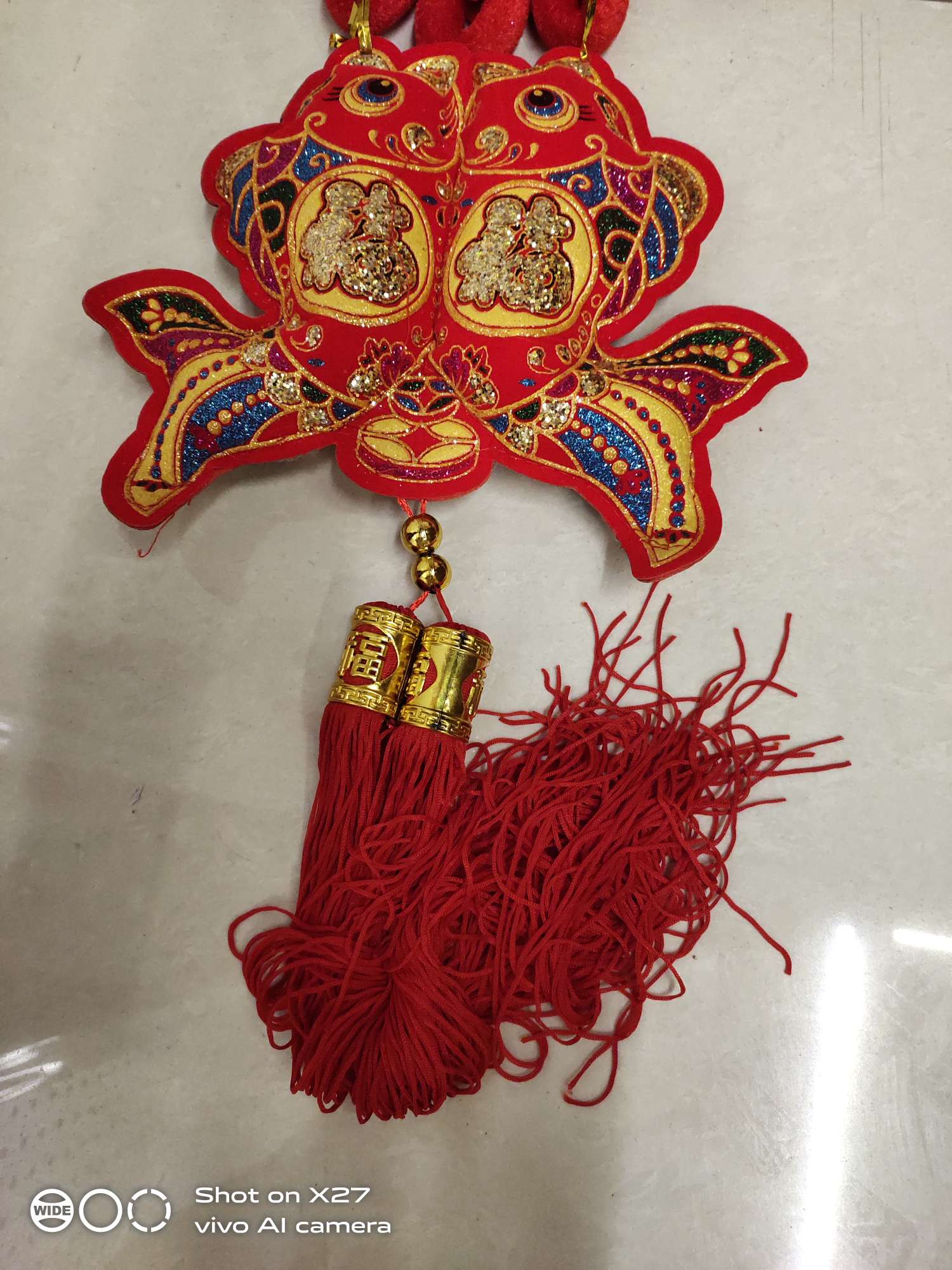 2021 New Factory Direct Wholesale Explosion Of China Knot 40 Knot Hanging Fish New Year Wedding Supplies details Picture
