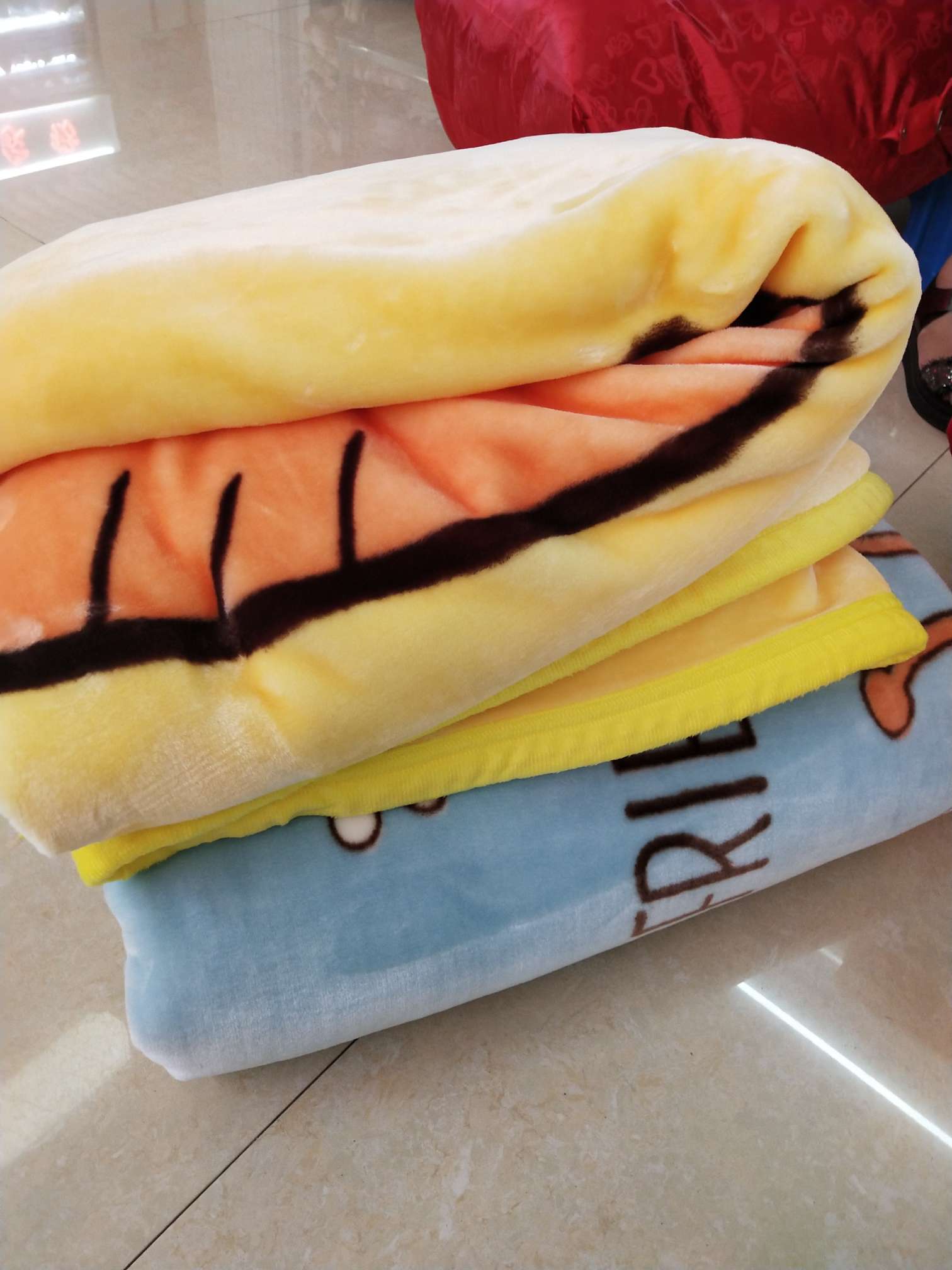 2021 New style factory direct sales wholesale best-selling cartoon double blankets details Picture