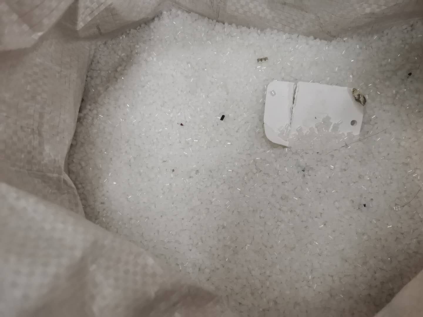 Transparent ABS particles