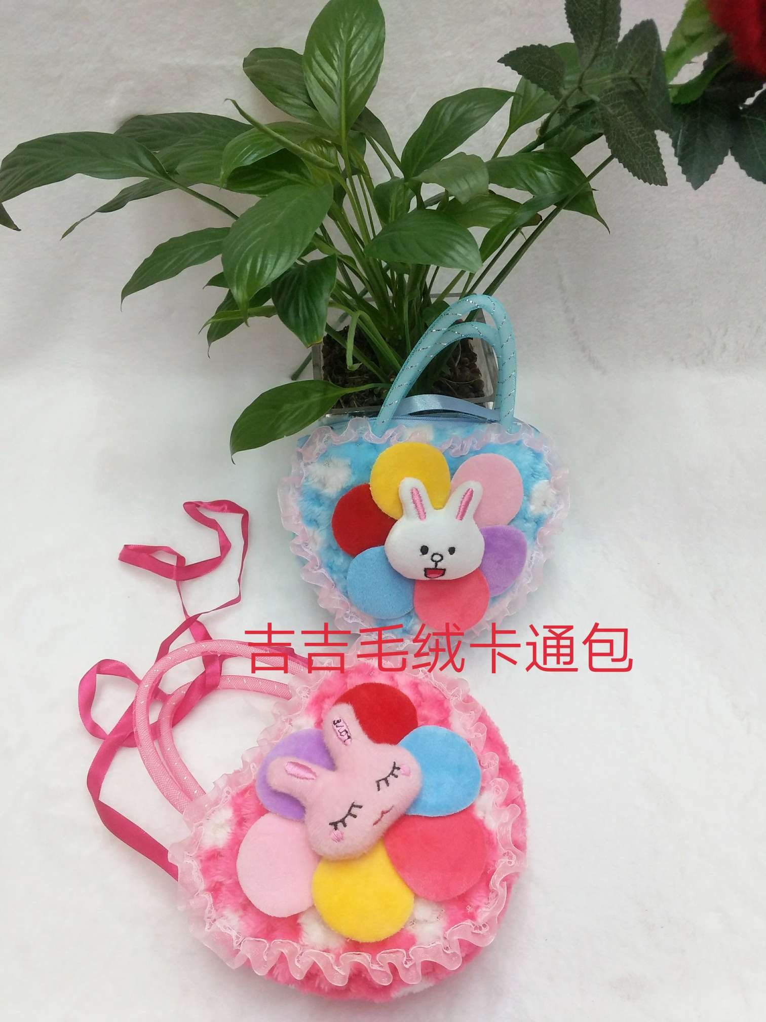 毛绒卡通挎包，零钱包详情图9