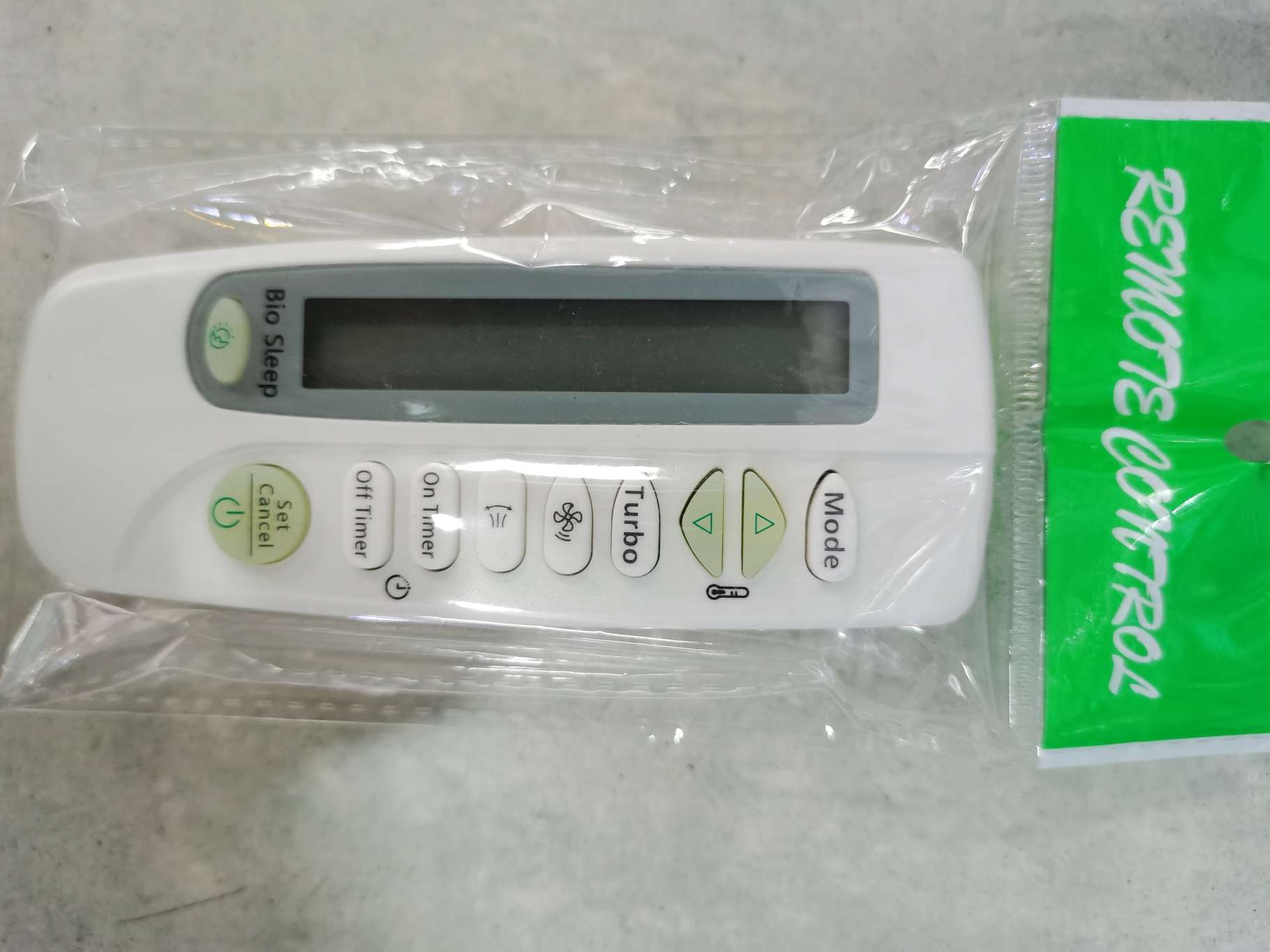 Long screen of air conditioner remote control