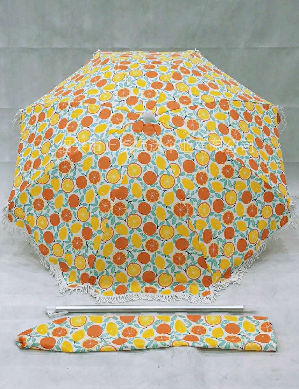 Factory direct sales feature: 100cm outdoor polyester fabric sun umbrella with edge, high appearance level sun umbrella undefined