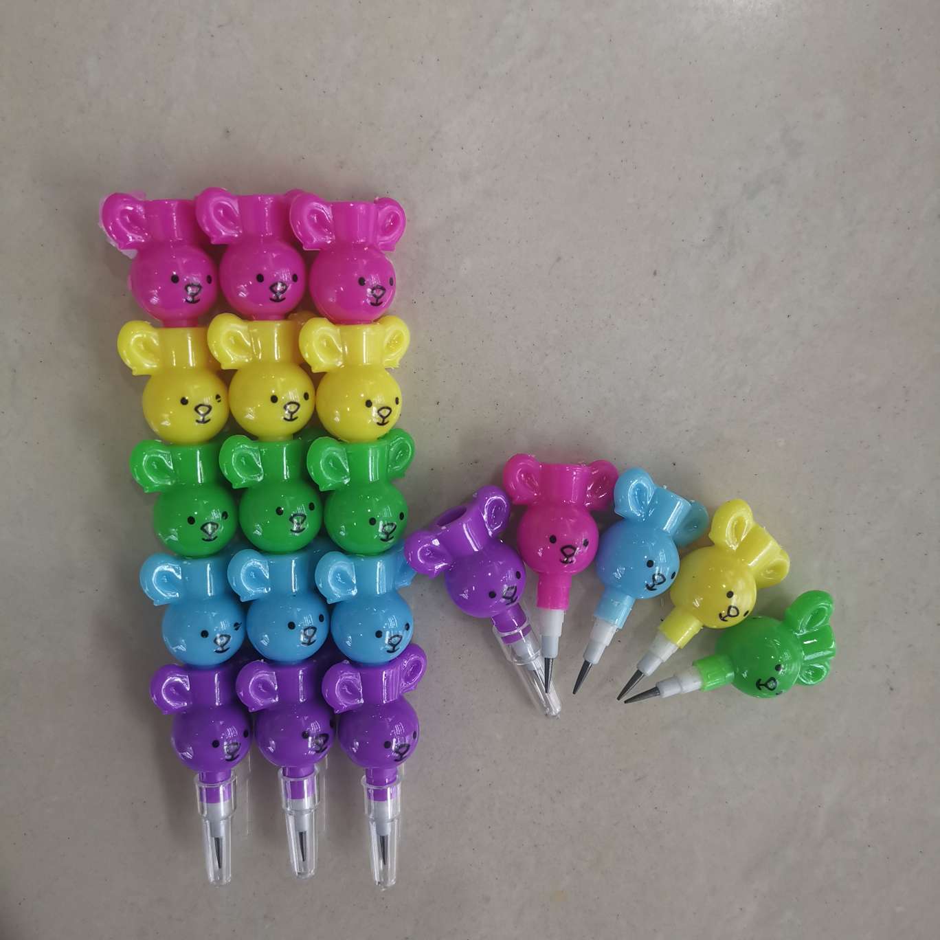 Bullet pen 5-section bear pen, section Panda-shaped pen Item Picture