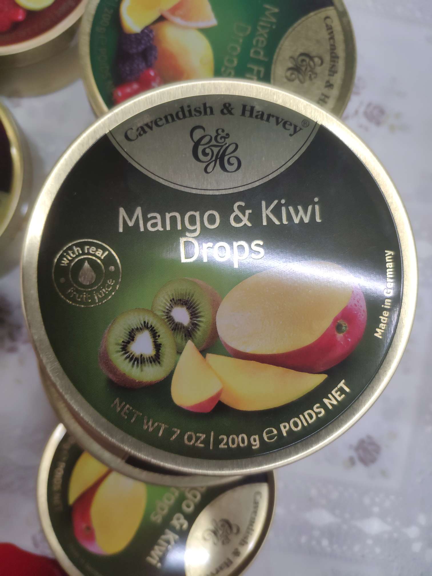 Jiayun Mango Kiwi Flavored Candy (Hard Candy)