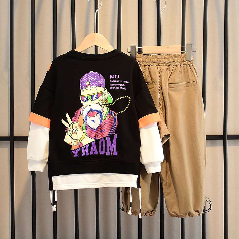儿童装男童秋装套装2020秋季韩版运动休闲帅气两件套春秋款中大童产品图