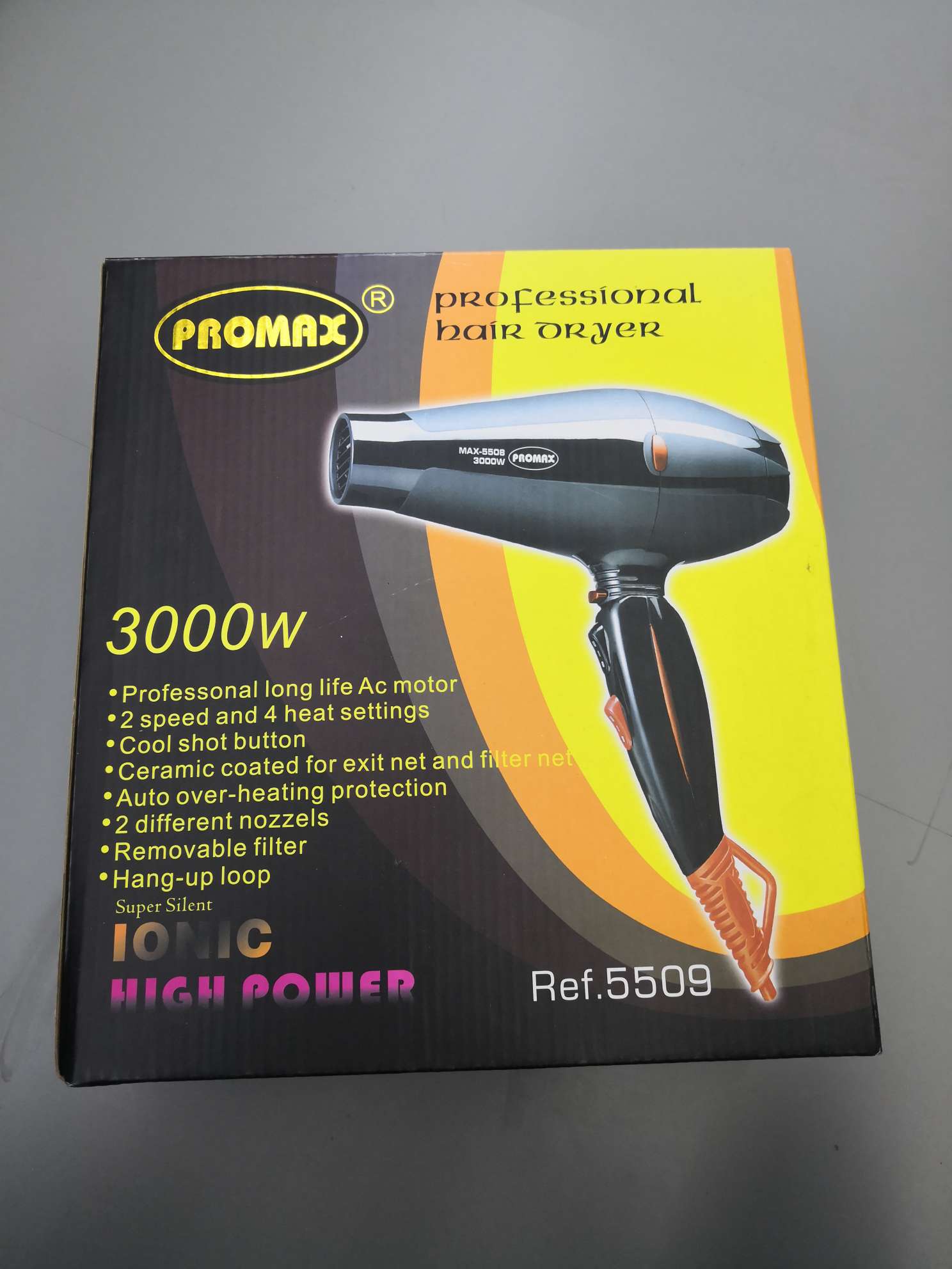promax hair dryer