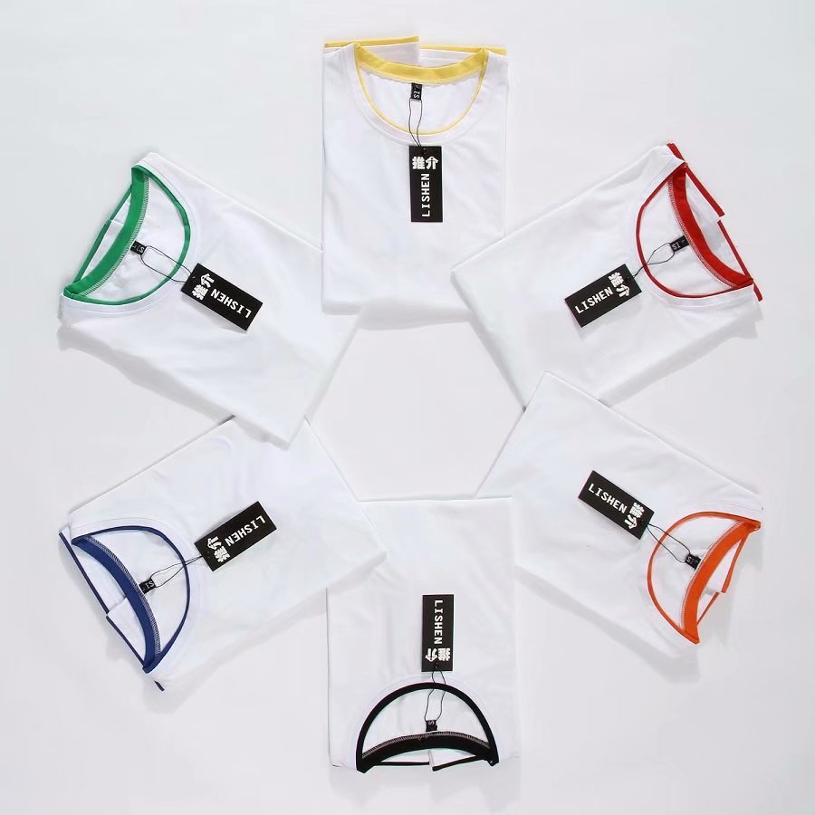 Round-neck short-sleeved T-shirt advertising shirt customization, class reunion uniform short-sleeved DIY, custom with provided pictures, activity shirt customization https:/ undefined