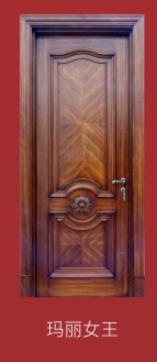 Shang Bai wooden door · Whole wood custom American painting Queen Mary wooden door