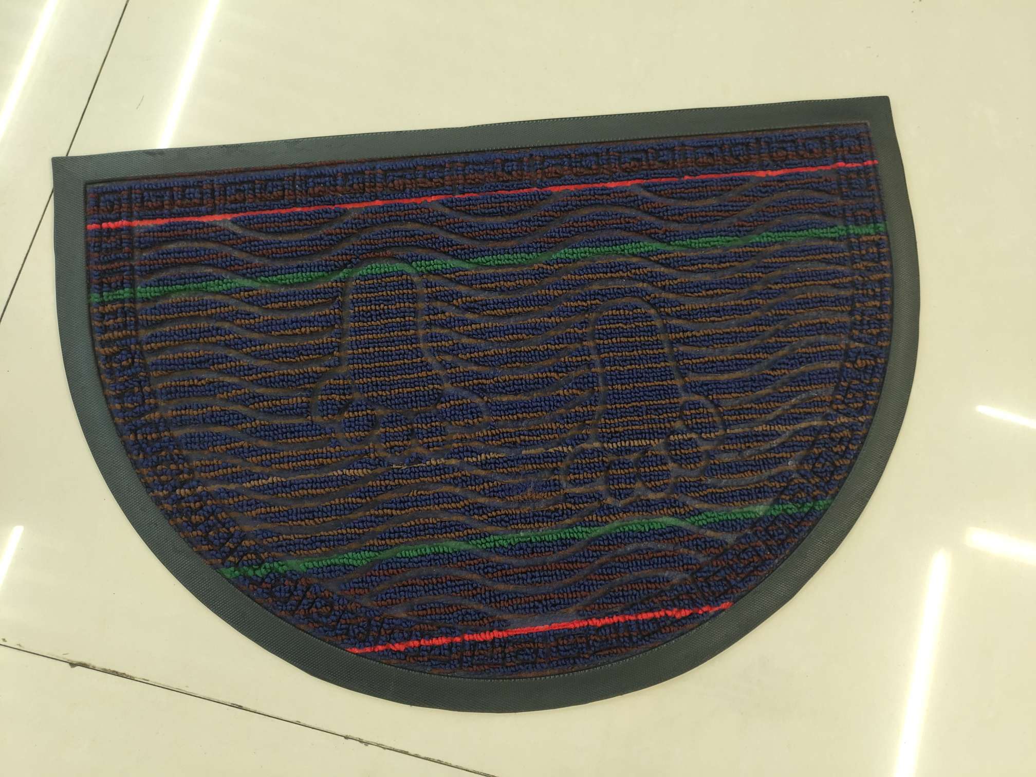 Color-striped anti-slip floor MATS, hotel entrance foot MATS, outdoor commercial dust-removing door MATS, waterproof carpets outside the entrance door