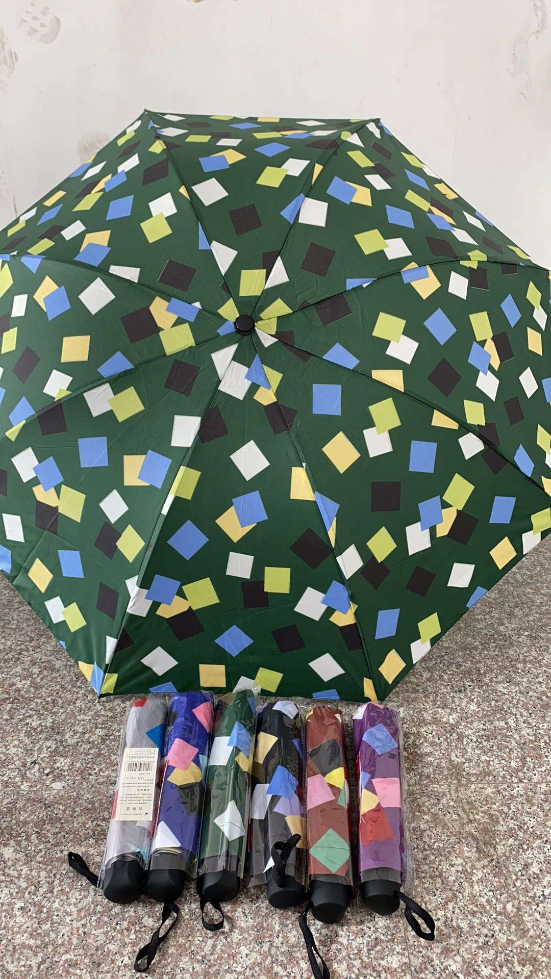 8片三折伞伸缩伞晴雨伞遮阳挡雨防紫外线图