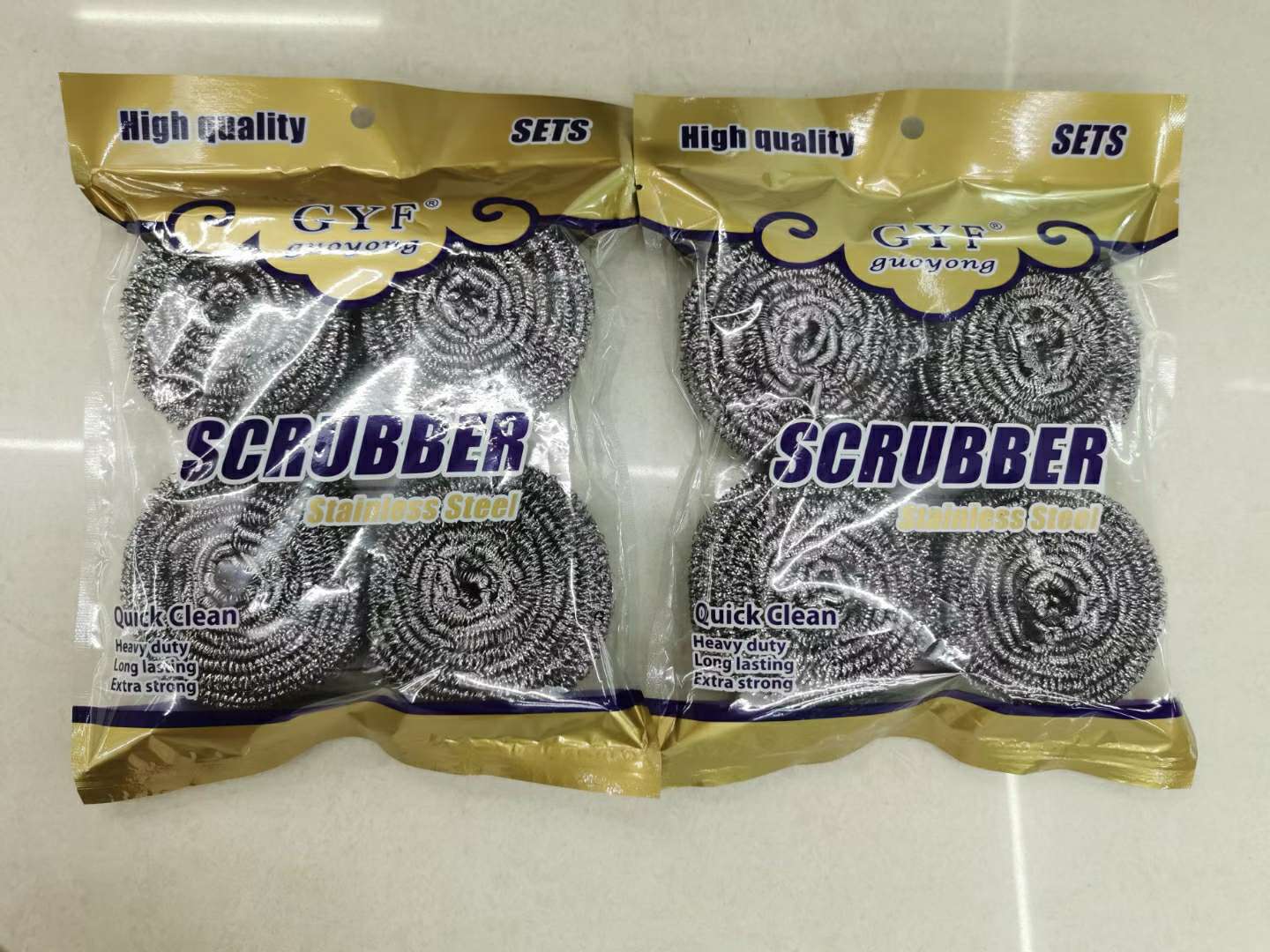 厂家直销，国勇清洁球，货号，H873,4个24克清洁球，套装洗锅球