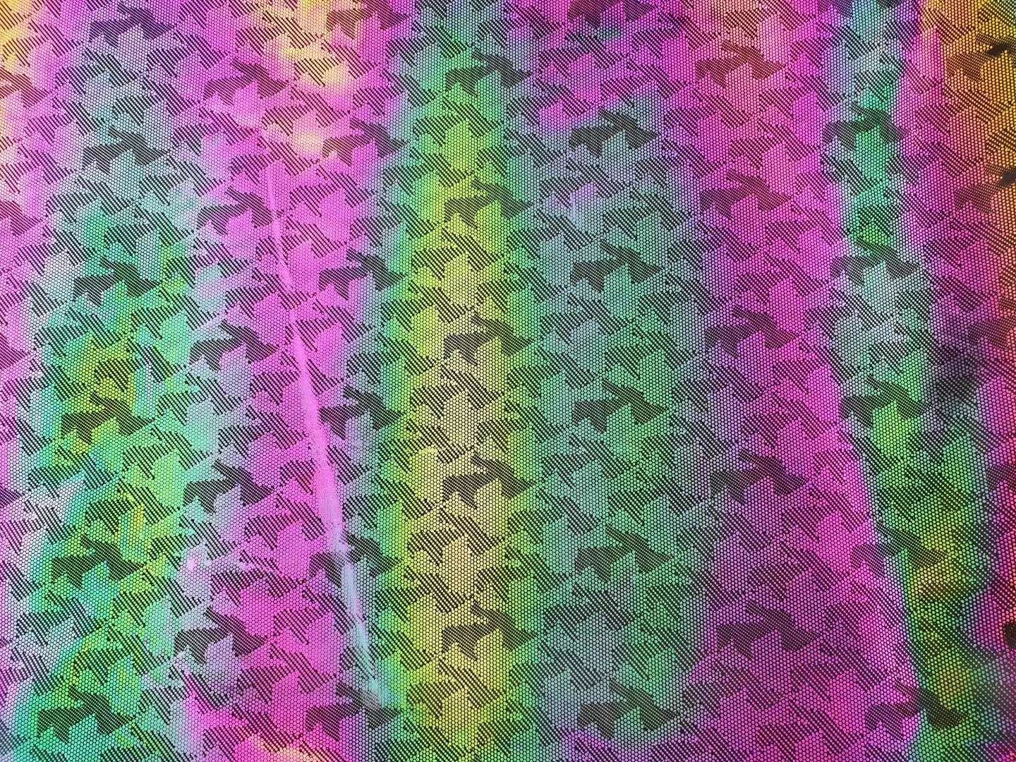 Reflective fabric, Chameleon No. 2