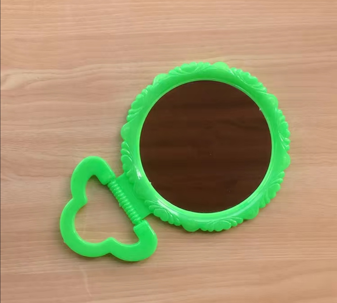 台式宿舍化妆镜桌面家用卫生间挂墙女折叠小镜子便携梳妆镜台镜子产品图