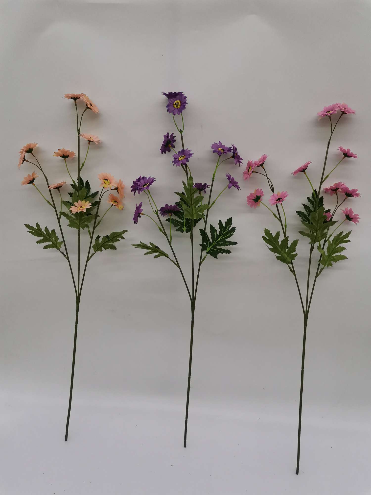 017-270#, single three-pronged Gerbera Daisy details Picture