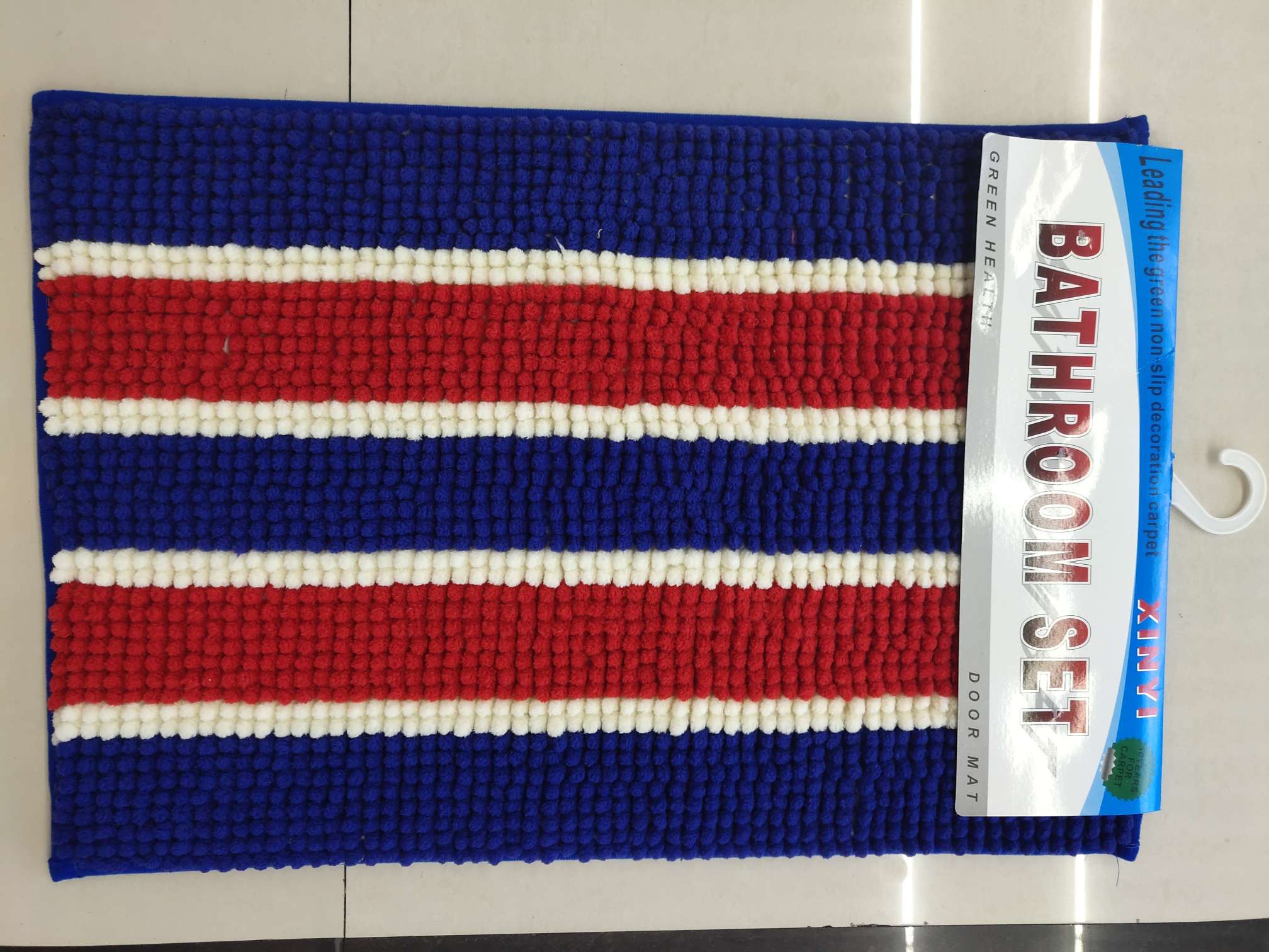 Ultra-fine color strip outdoor anti-slip floor mat, hotel entrance foot mat, outdoor commercial dust-removing door mat, waterproof carpet outside the entrance door details Picture