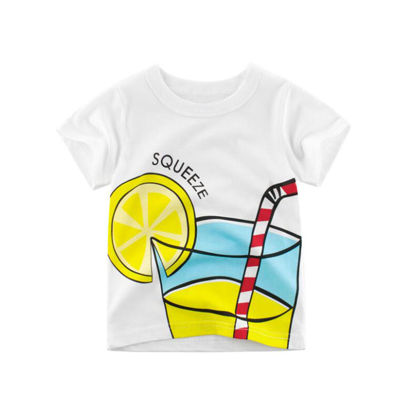 夏款男童中小童时尚纯棉短袖T恤宝宝休闲百搭舒适上衣背心潮