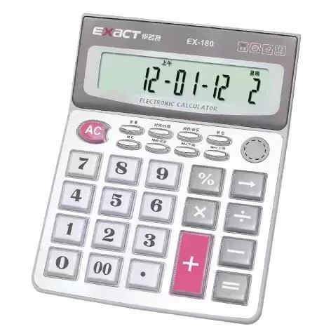 Elote Voice Calculator EX-180 large human voice 12 digit key music calculator thumbnail