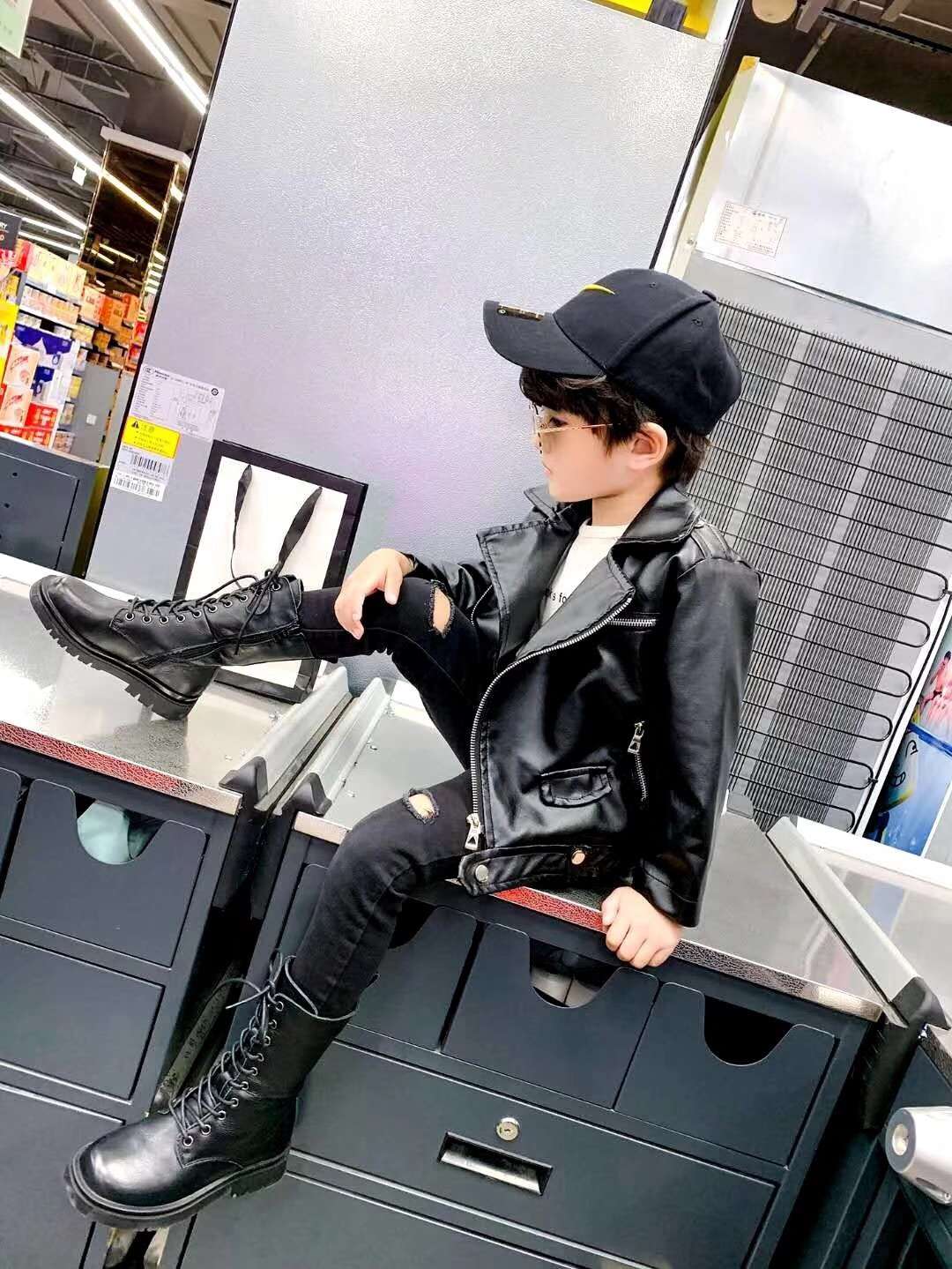 男女皮衣外套详情图8