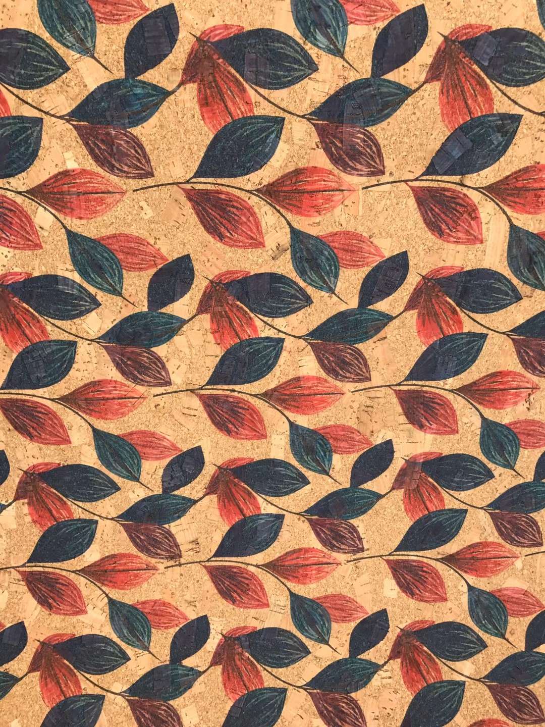 天然环保软木印花无味厂家直销 皮革