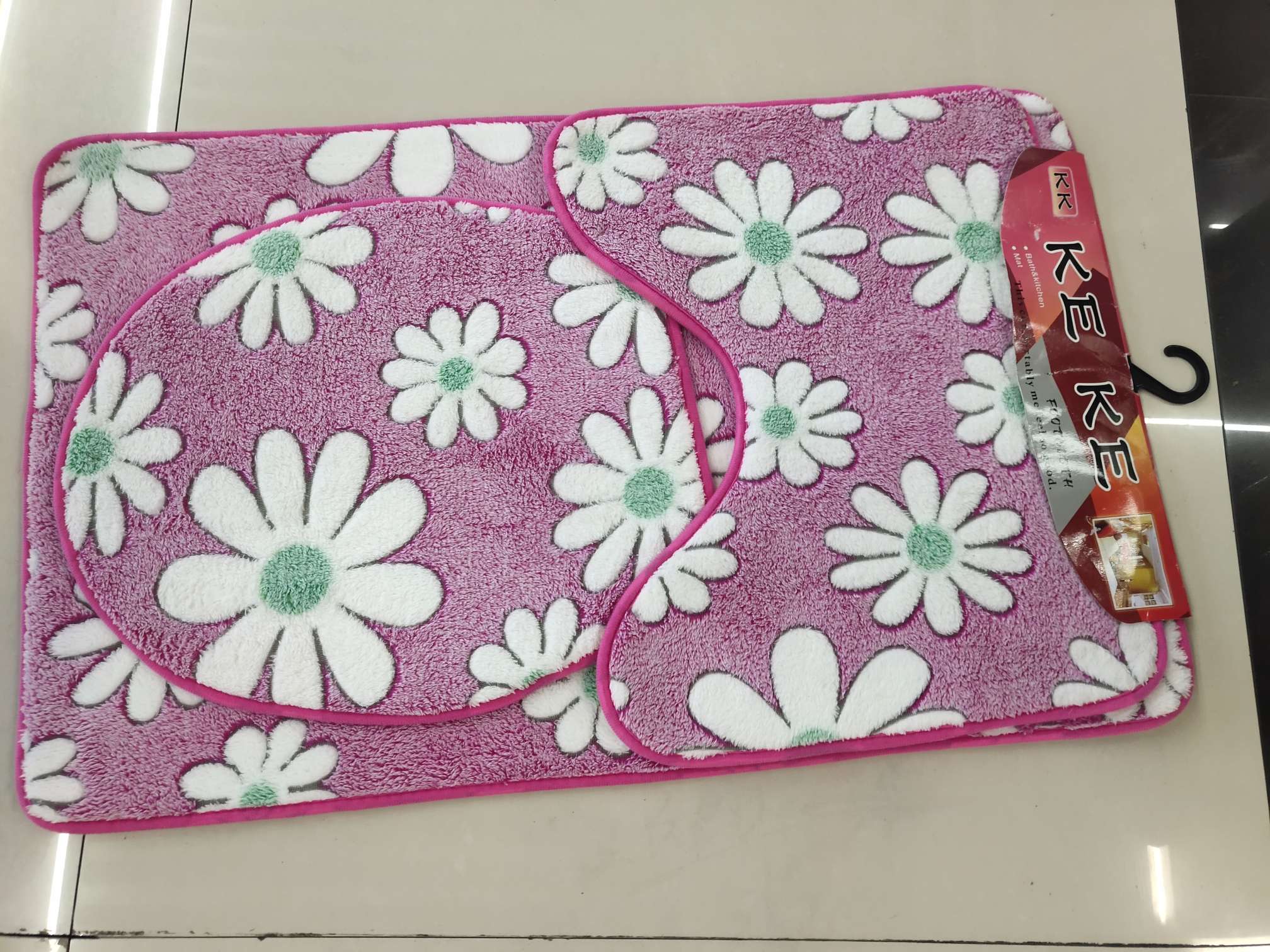 Coral velvet three-piece set Specification image