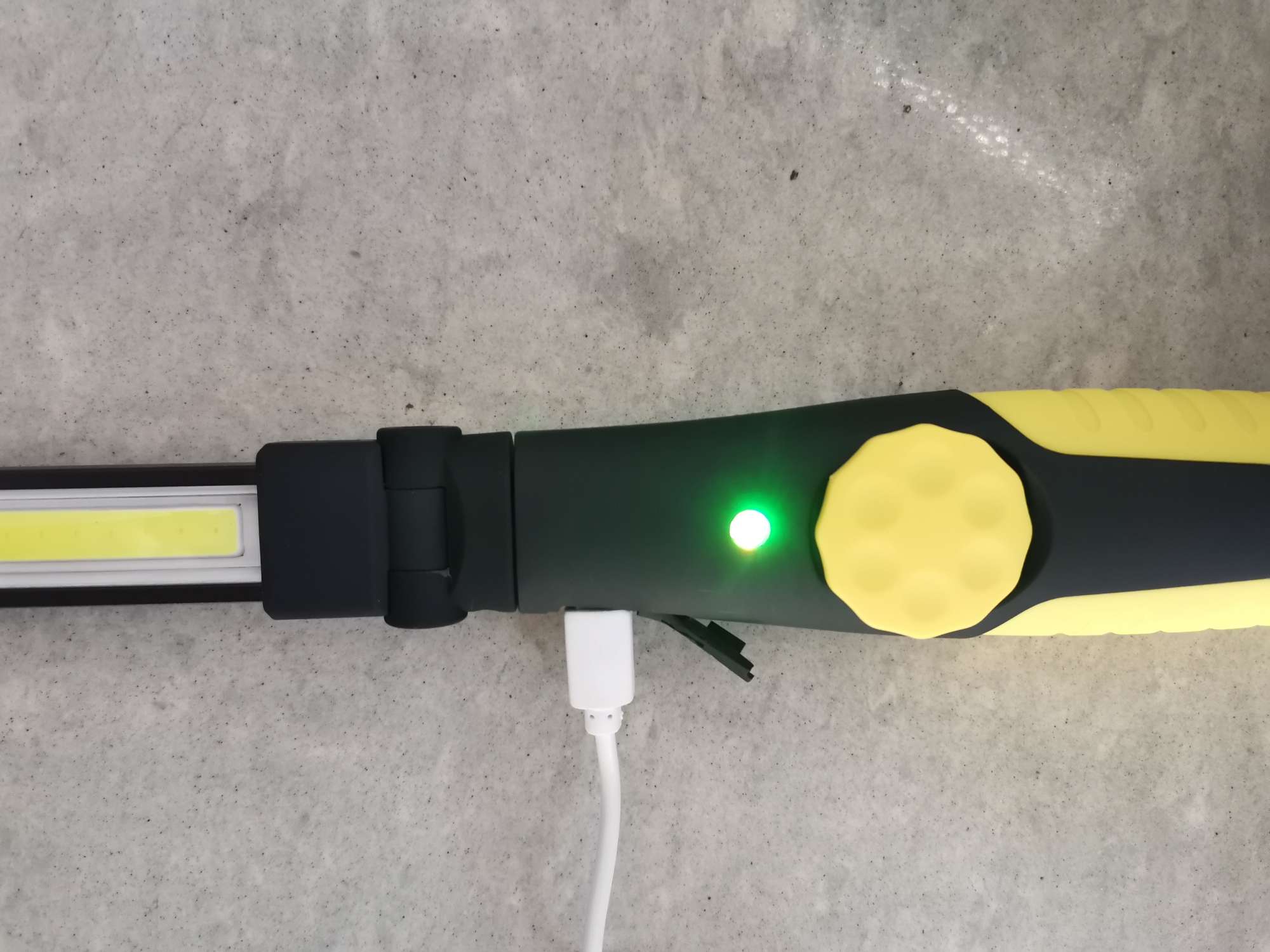 COB充电长条工作灯 折叠可调光LED检修灯底部带磁铁应急照明灯详情图9