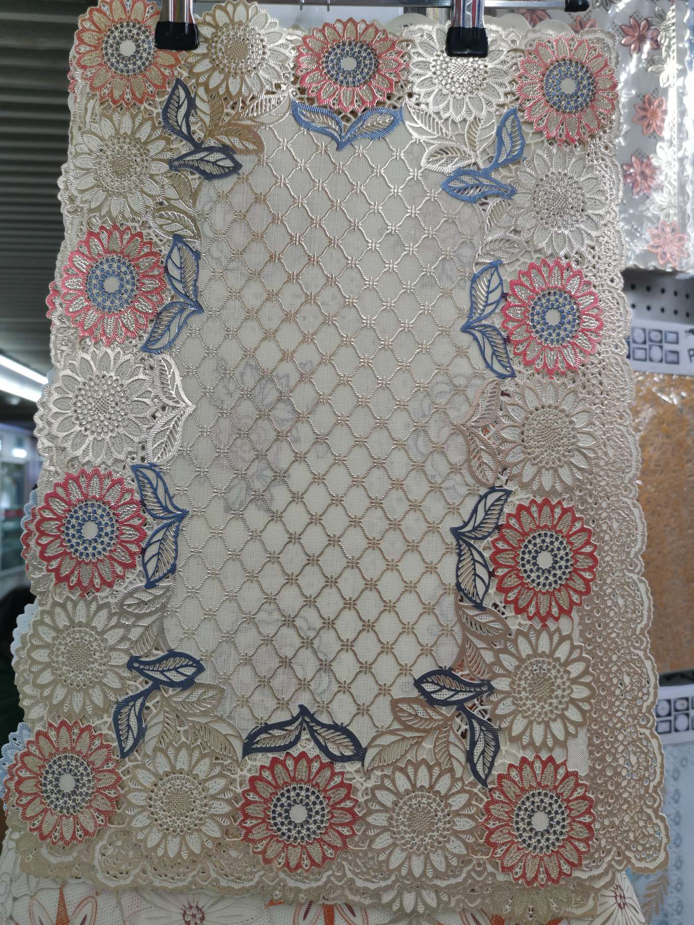 彩金餐垫30*45，长方