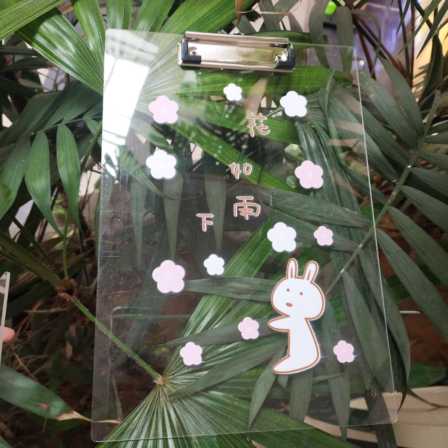 The flower rain is as follows: PS acrylic sheet clips Specification image