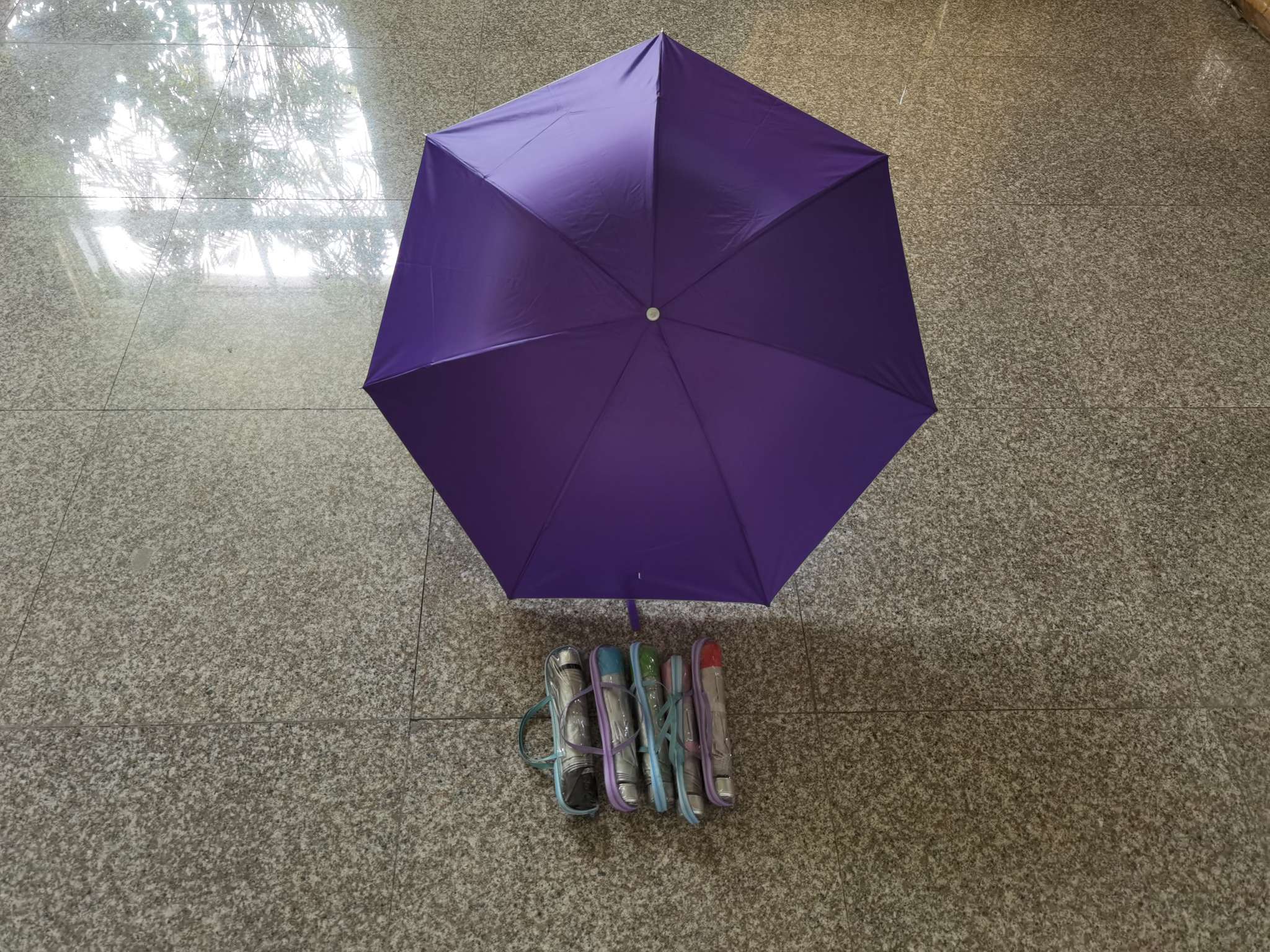 7骨银胶折叠防晒便携男士学生伞女士礼品三折伞实用便携