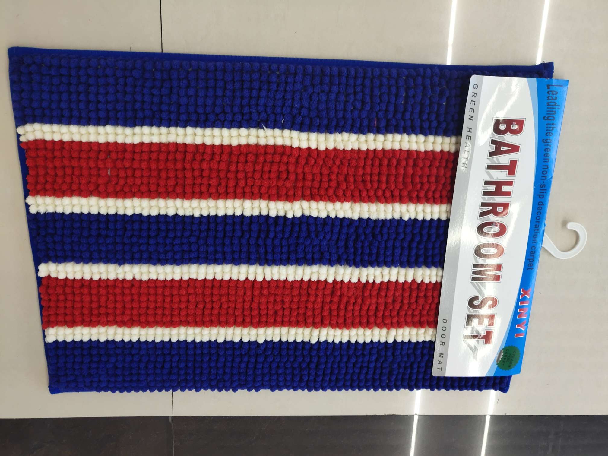 Ultra-fine color strip outdoor anti-slip floor mat, hotel entrance foot mat, outdoor commercial dust-removing door mat, waterproof carpet outside the entrance door Specification image