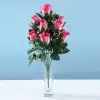 Factory direct sales and wholesale of artificial rose buds, fake flowers, wedding decorations, arched flower arrangements, 12 lovers' buds details Picture