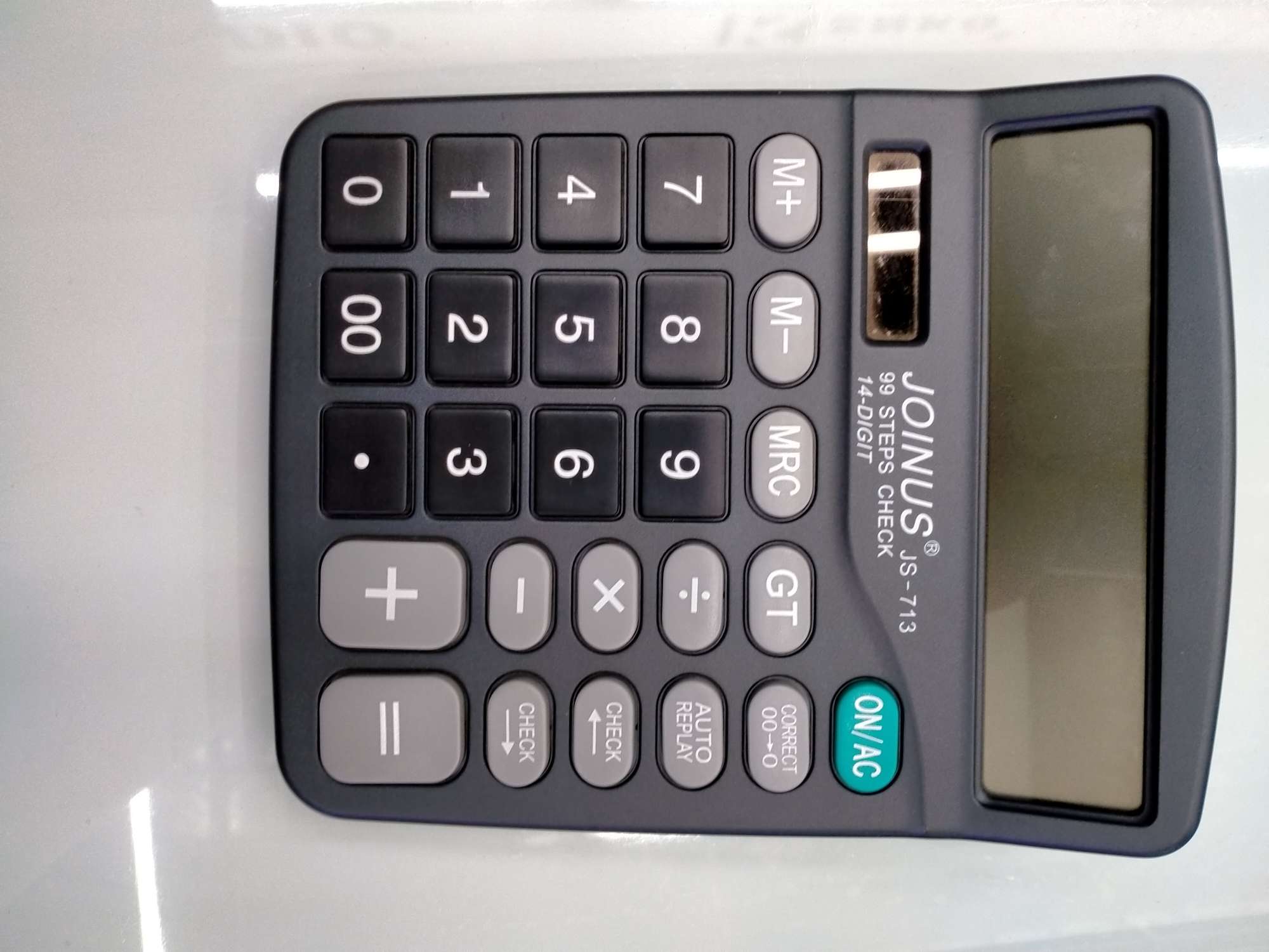 Solar-powered calculator for office use pic 1