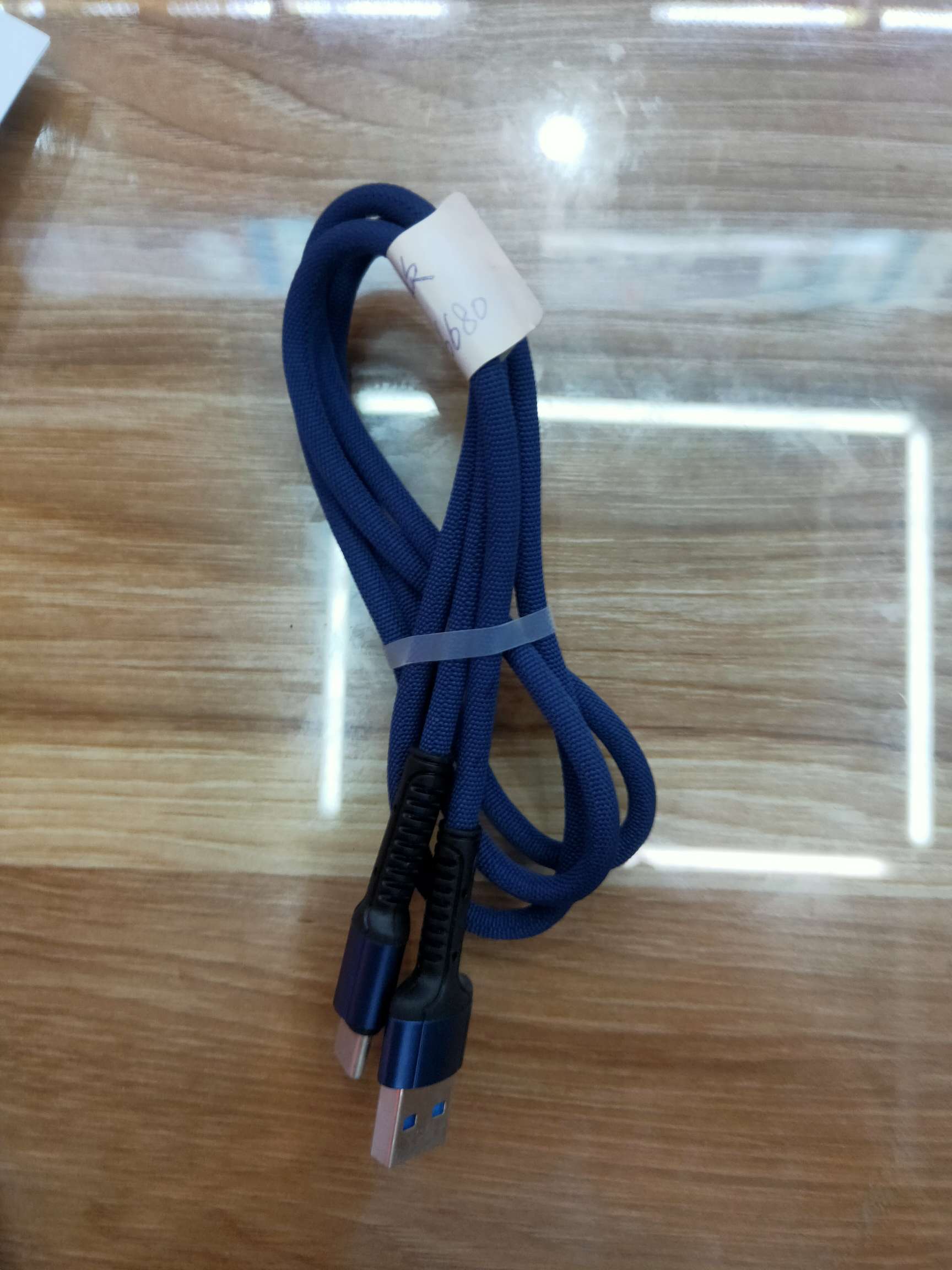 Navy blue data cable
