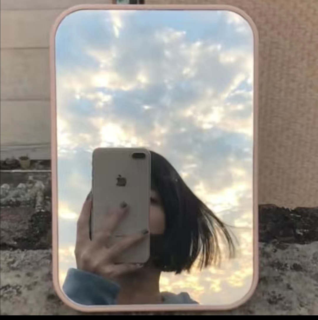 化妆镜折叠随身可爱ins小镜子台式少女心便携网红镜子详情图6