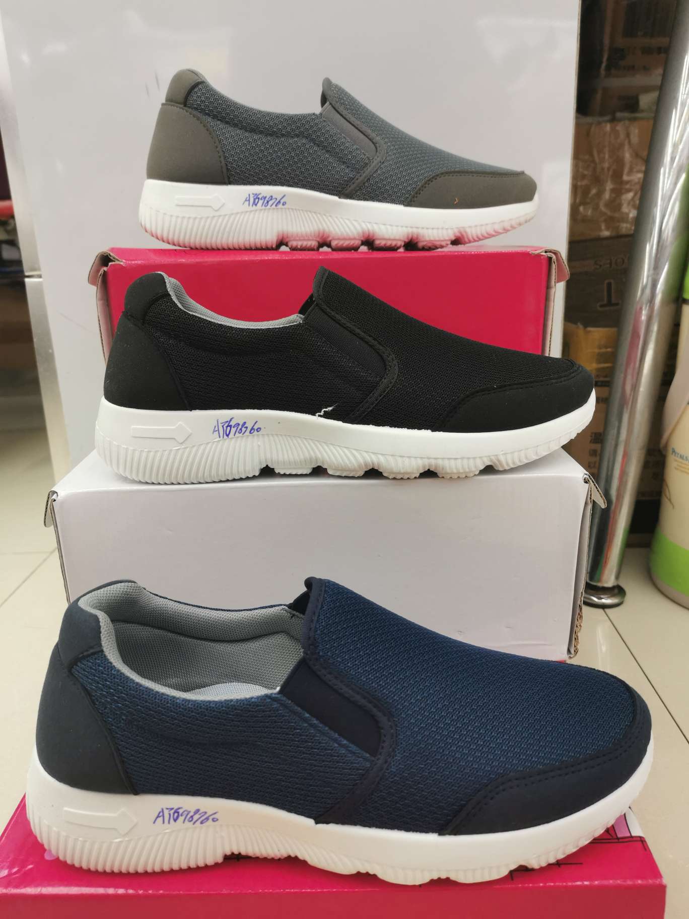 2020 Old Beijing Cloth Shoes Summer Net Shoes Casual soft-soled breathable men's and women's single shoes details Picture