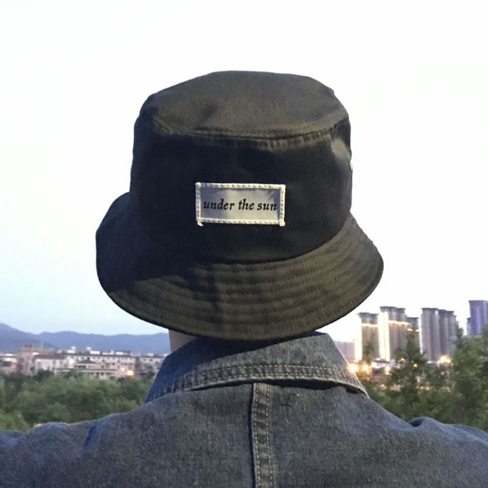 ulzzang渔夫帽男女街头欧美潮牌帽街舞防晒纯色盆帽秋冬帽子男士产品图
