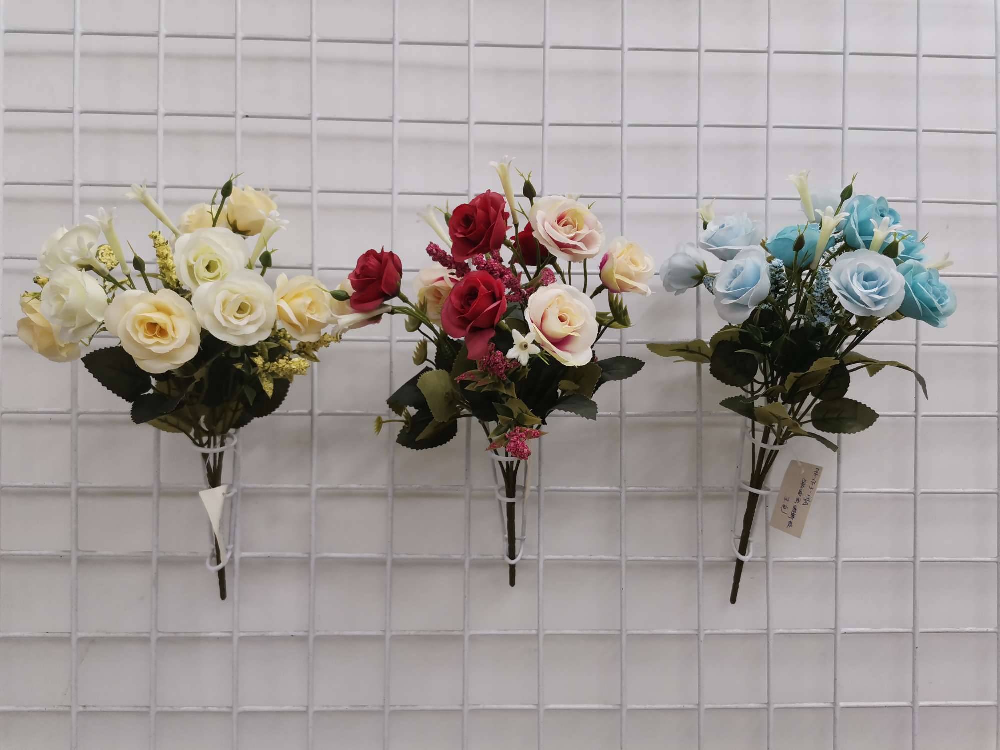 016-17-3#, 5-fork oil painting of Persian rose details Picture