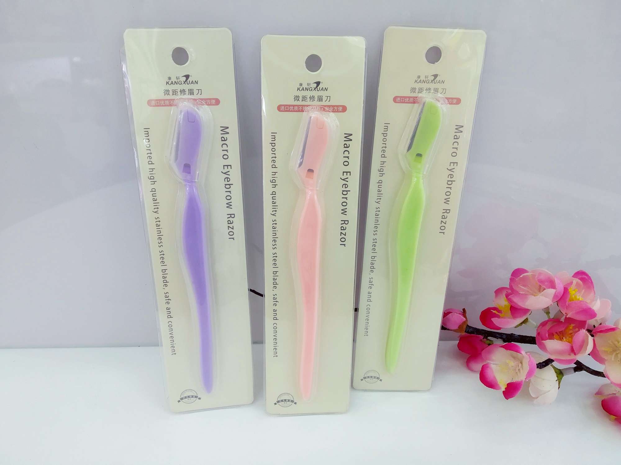 1252 single eyebrow razor, macro eyebrow razor