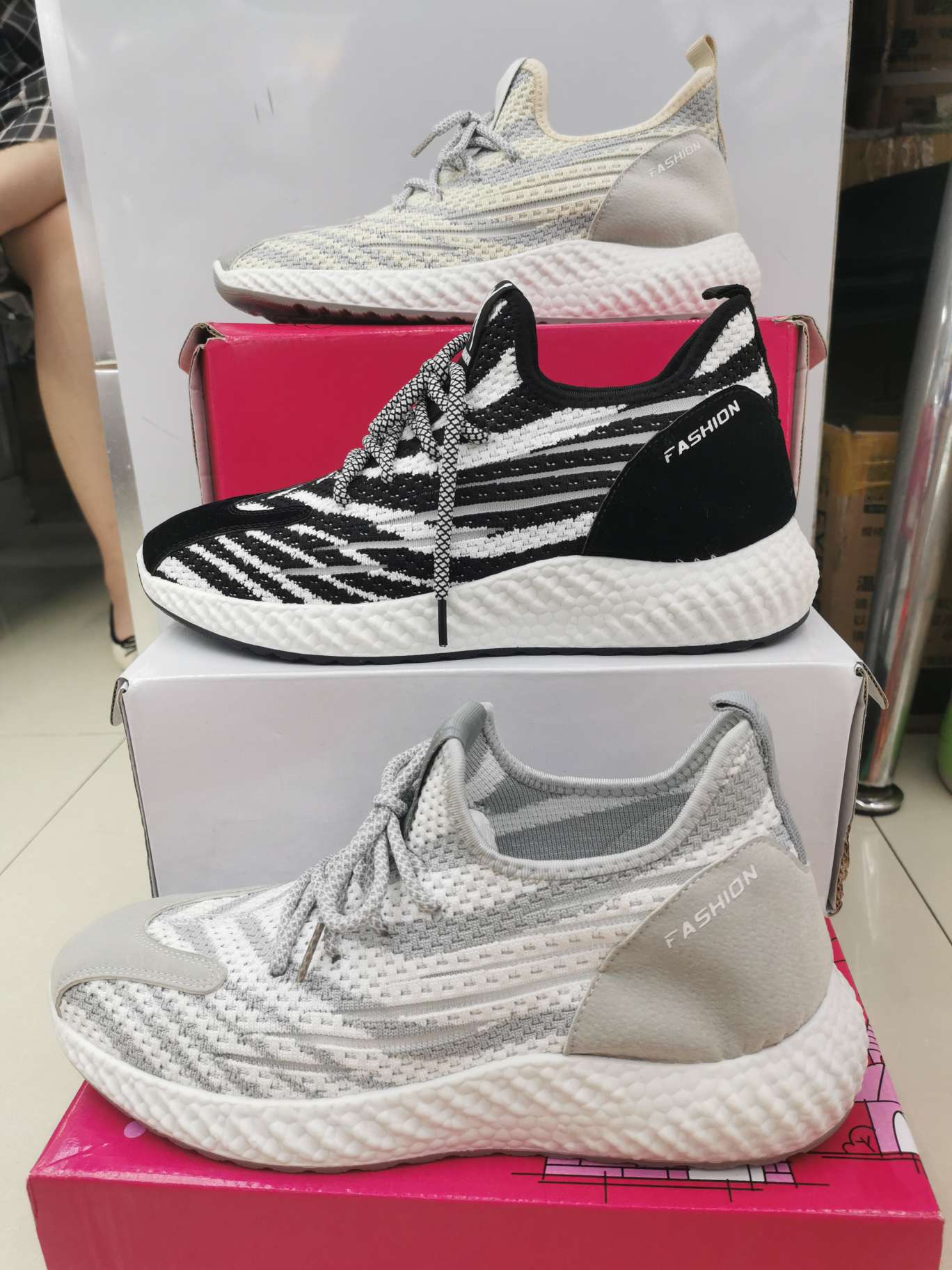 Men's shoes 2020 new autumn trendy shoes, versatile height-increasing men's sports and casual running shoes, summer net shoes Application Scenario