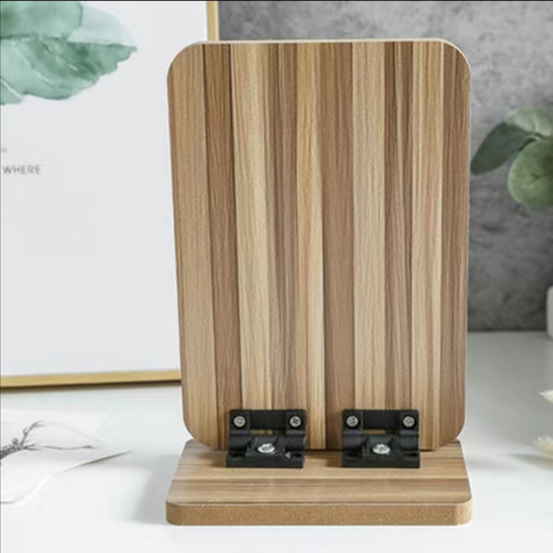 新款木质台式化妆镜子女高清单面梳妆镜美容镜学生宿舍桌面镜ins细节图