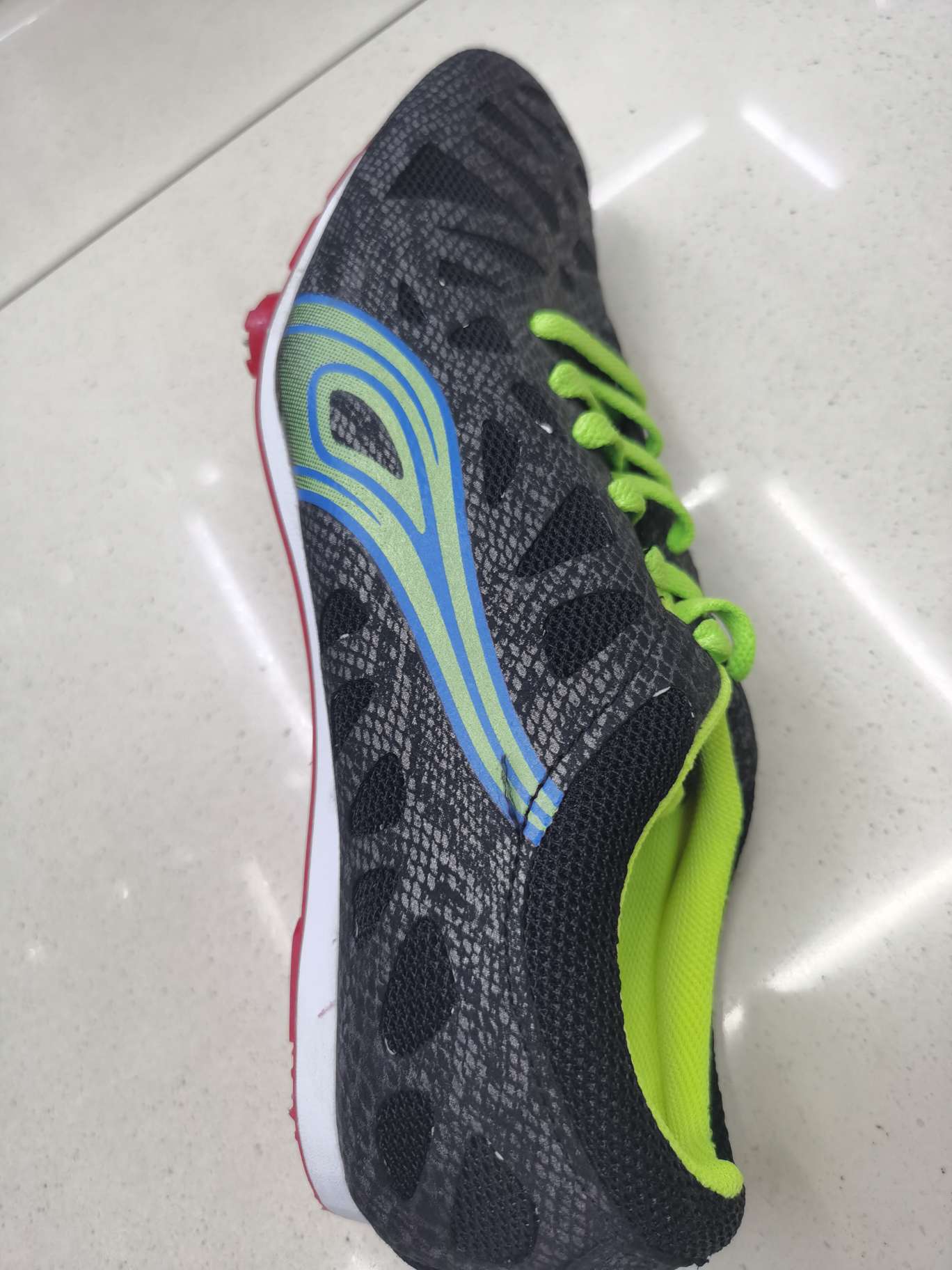 黑色817田径鞋跑步鞋